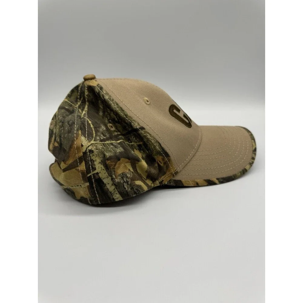 CAT Strapback Baseball Cap Multicolor OS Adjustable Camouflage Vented Holes